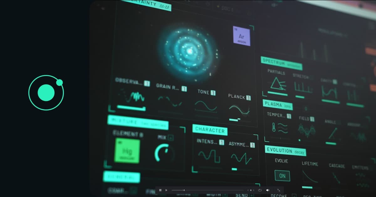 Imaginando COLAPSO atomic additive synthesizer plugin interface