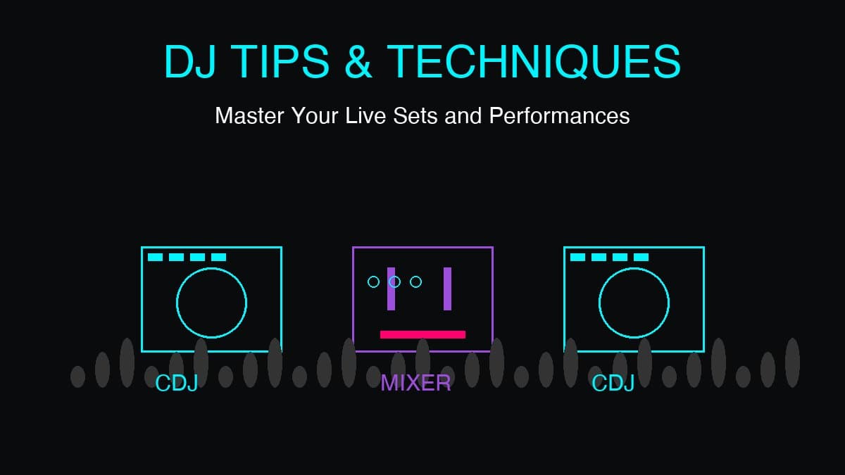DJ performing a live set in a club