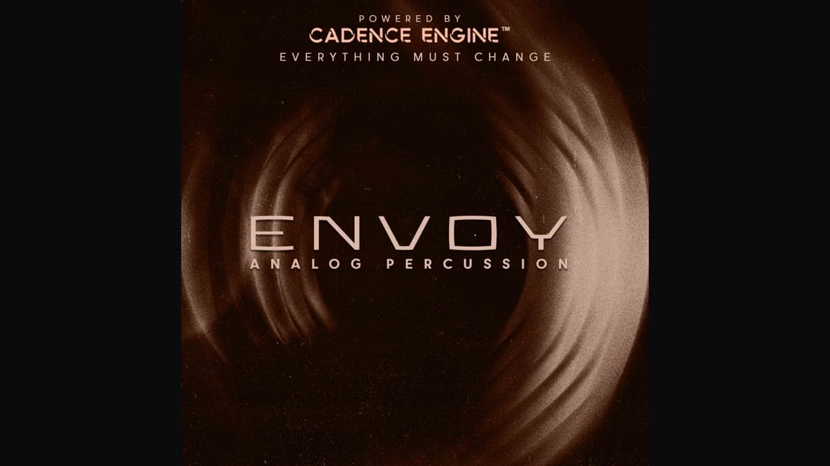 Emergence Audio Envoy analog percussion instrument for Kontakt Player, official product artwork
