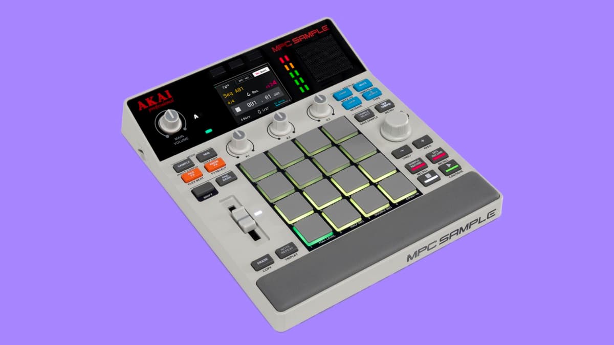 Akai MPC Sample — portable battery-powered standalone hardware sampler from Akai Professional