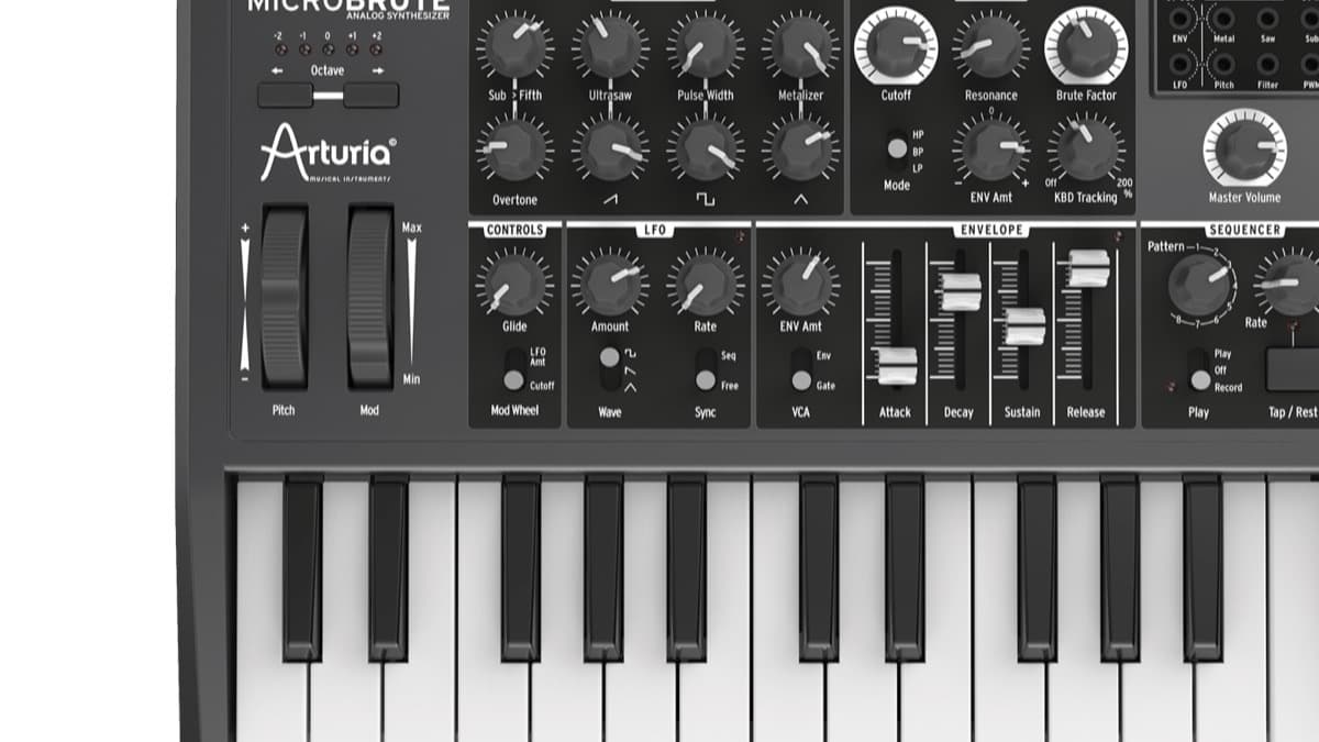 Arturia MicroBrute compact analog mono-synthesizer