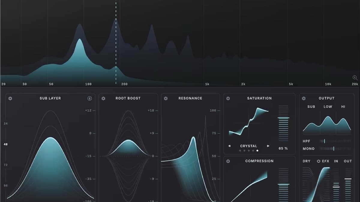 Baby Audio SubCulture pitch-tracking bass enhancer plugin interface