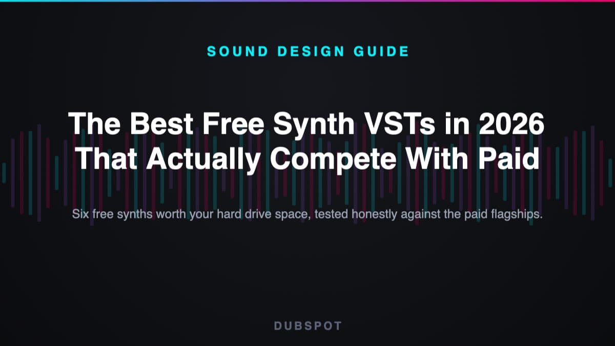 The Best Free Synth VSTs in 2026 — That Actually Compete With Paid