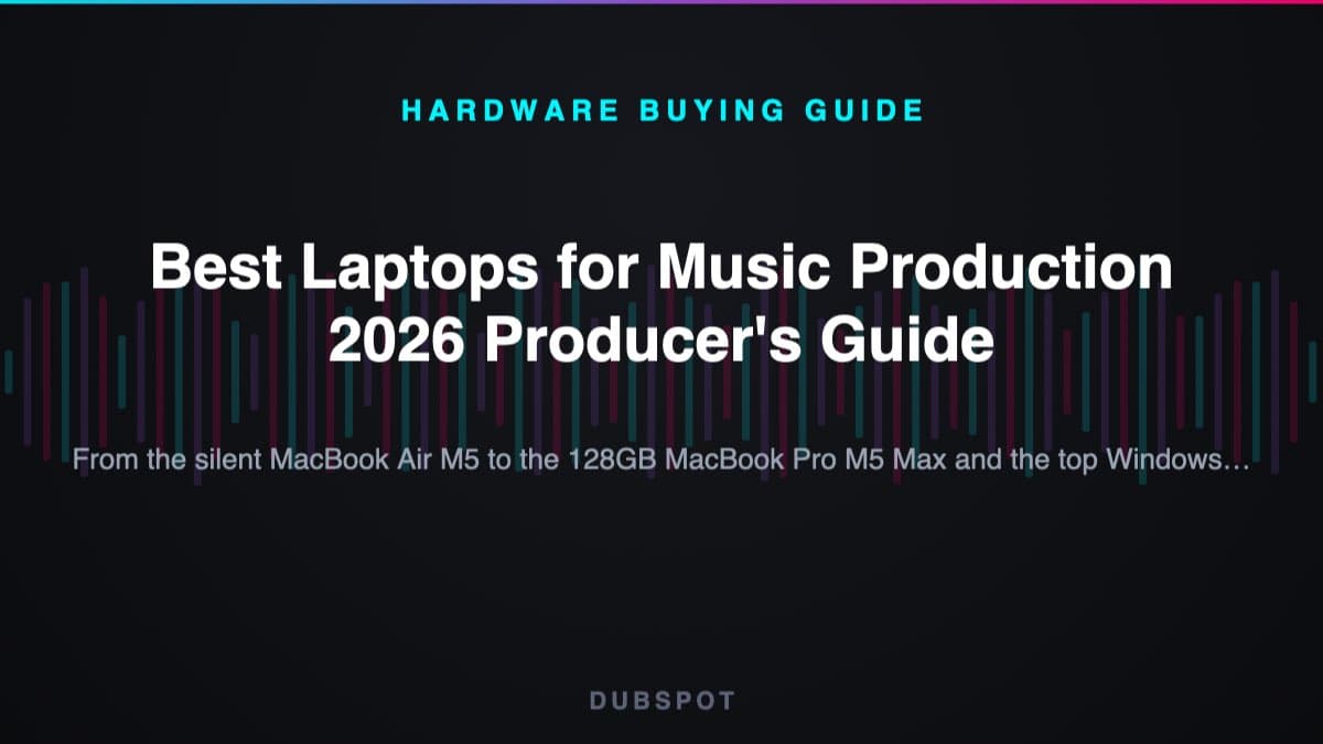 Best Laptops for Music Production — 2026 Producer's Guide