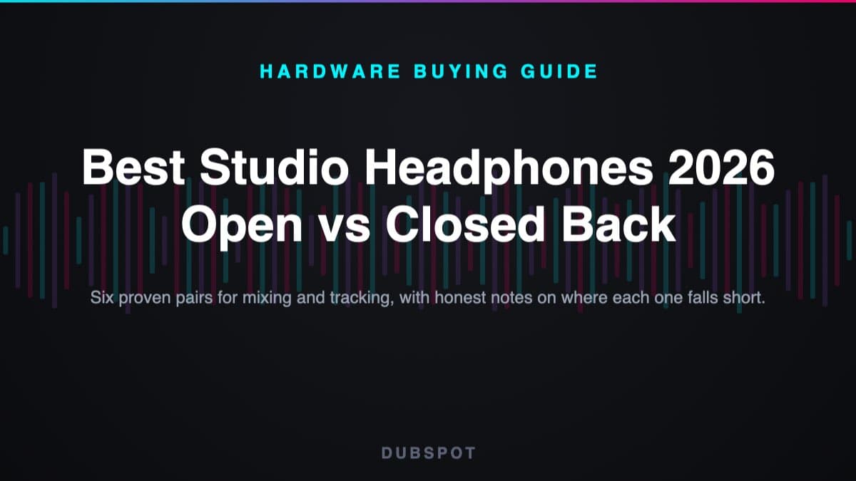 Best Studio Headphones 2026 — Open vs Closed Back