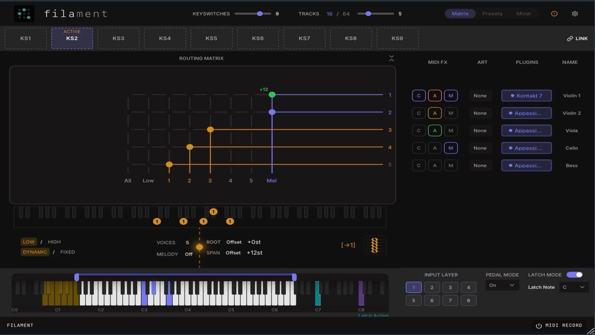 Forma Labs Filament real-time orchestration plugin interface