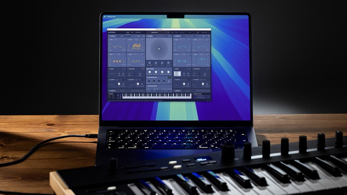 Korg multi/poly native analog modeling synthesizer plugin interface