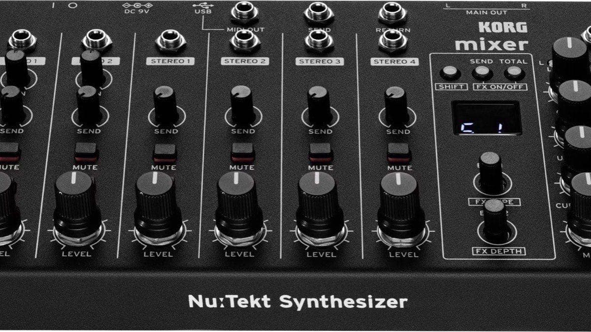 Korg NTS-4 Nu:Tekt performance mixer kit with six channels and effects