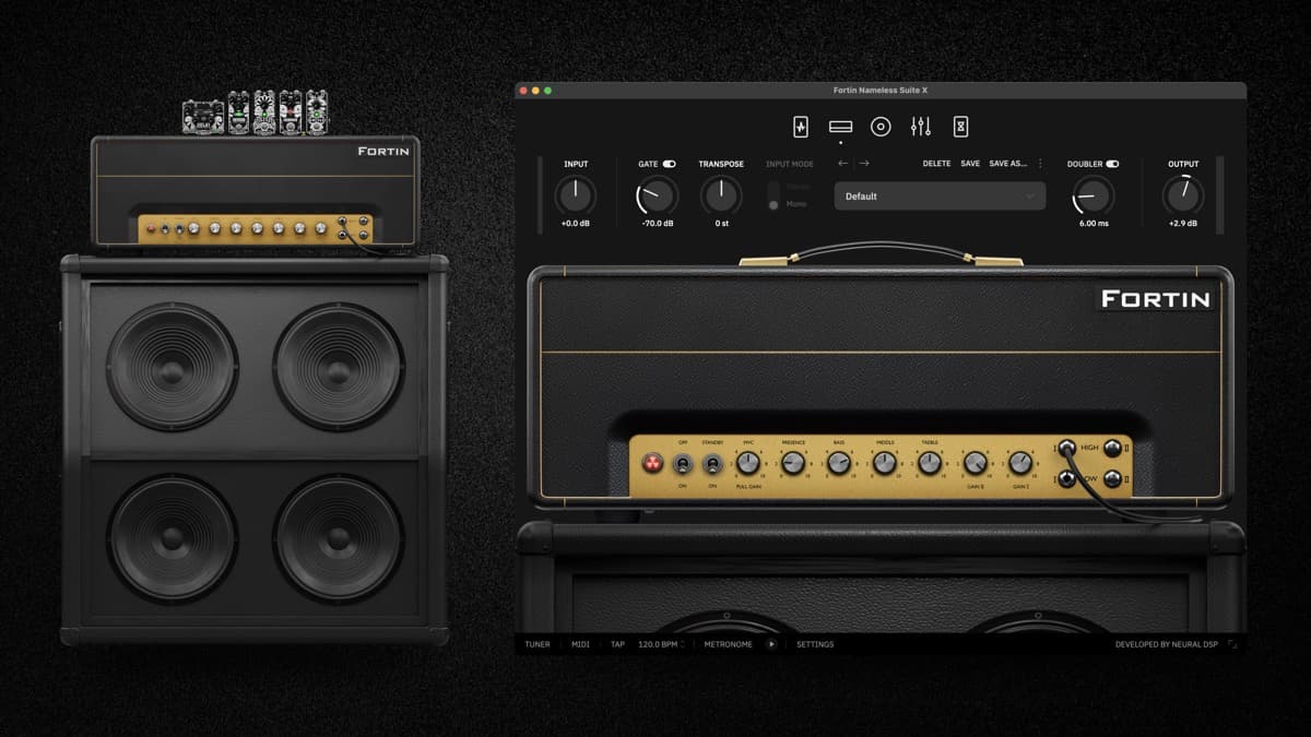 Neural DSP Fortin Nameless Suite X high-gain guitar plugin