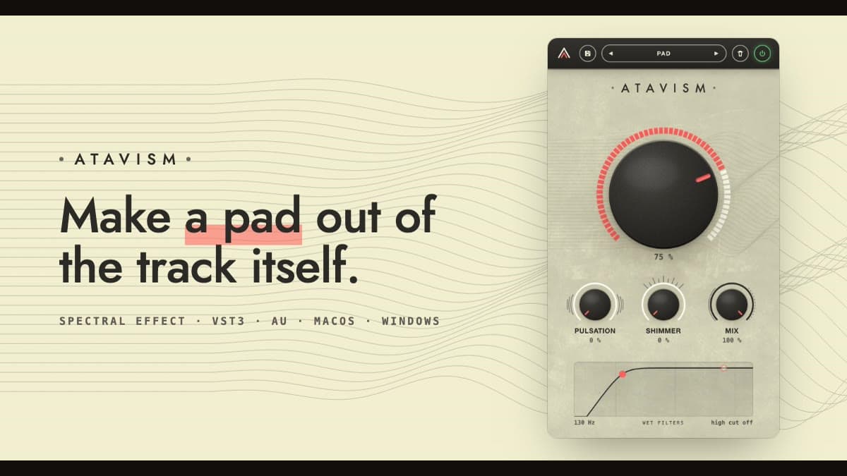 Atavism spectral pad plugin from Parallel Minds