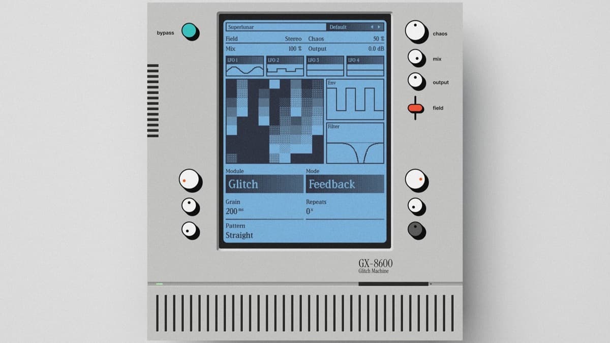 Superlunar GX-8600 glitch and corrupt plugin interface