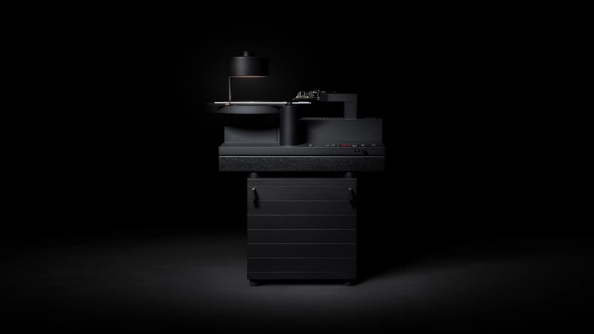 Teenage Engineering APC-2 professional record cutter in aluminum and granite