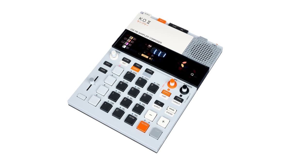 Teenage Engineering EP-133 K.O. II portable sampler, part of the 30% off Thomann promotion
