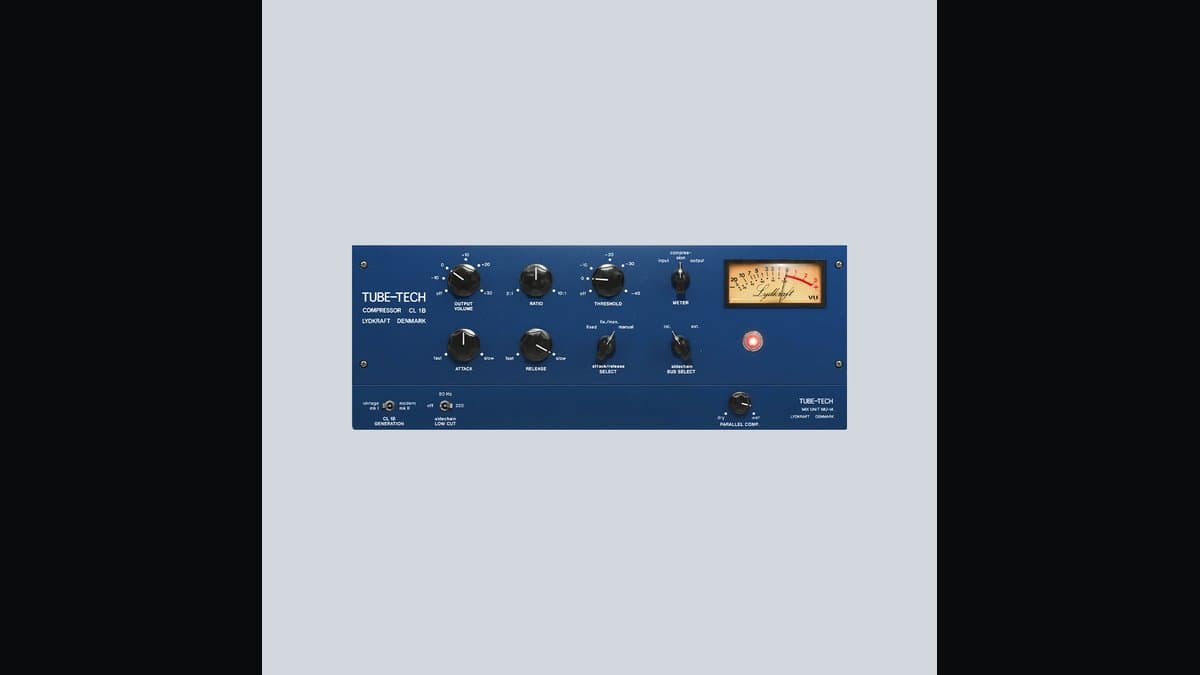 Softube Tube-Tech CL 1B Mk II optical vocal compressor plugin