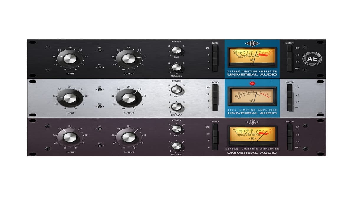UAD 1176 Classic Limiter Collection FET compressor plugin interface