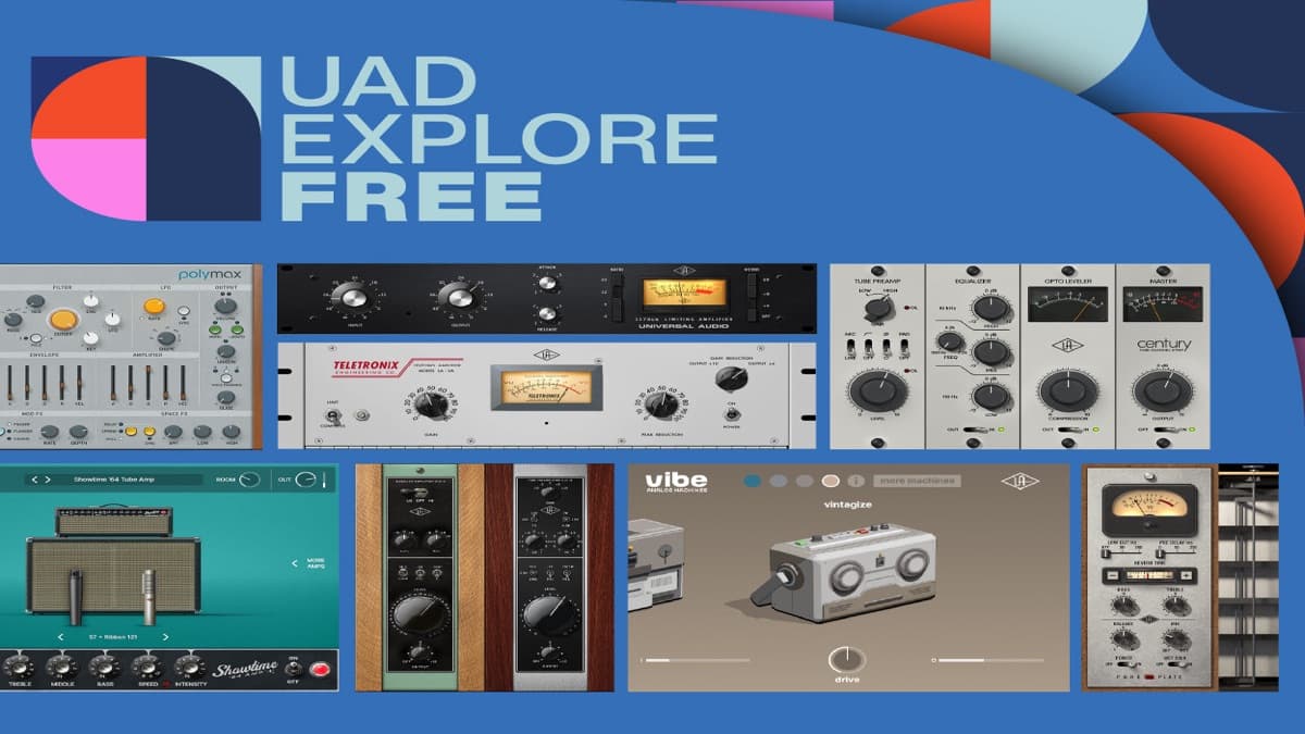 UAD Explore FREE — eight free Universal Audio plugins and LUNA DAW from Universal Audio