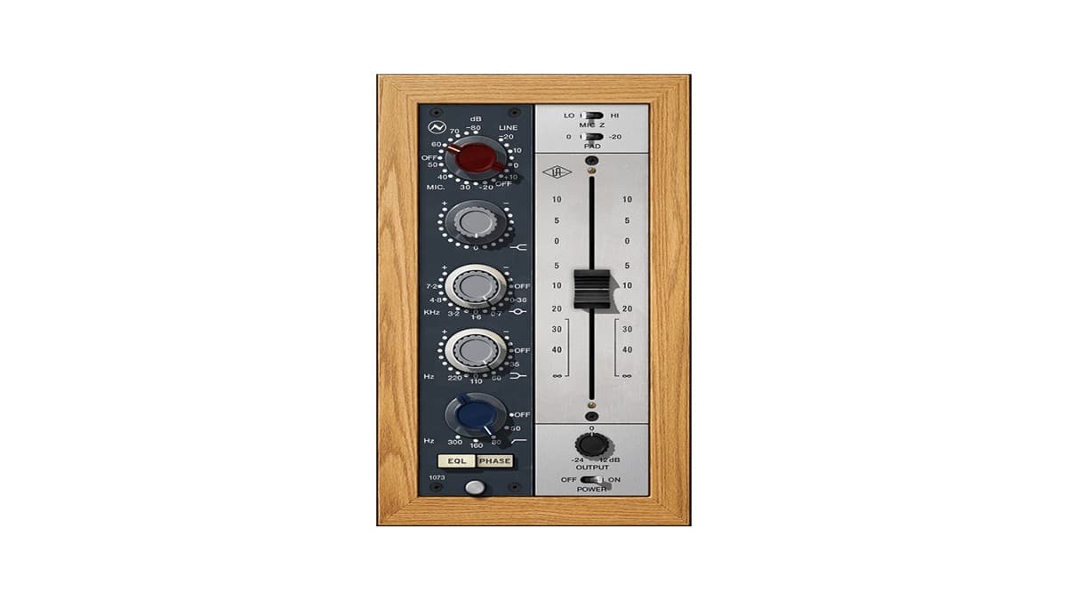 UAD Neve 1073 Preamp and EQ Collection channel amplifier plugin