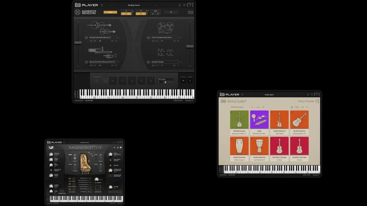 UVI Player instrument interfaces