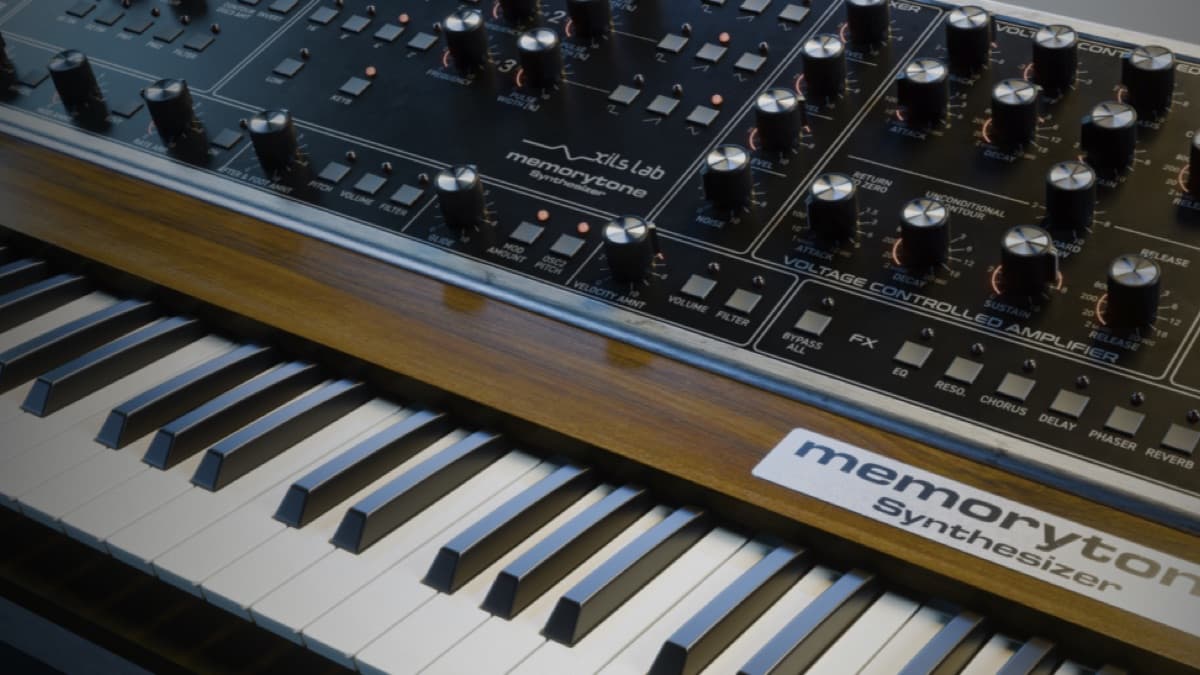XILS-lab MemoryTone software synthesizer, a recreation of the 1982 Memorymoog polyphonic analog synth