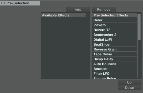 FX-Pre-Selection-Traktor