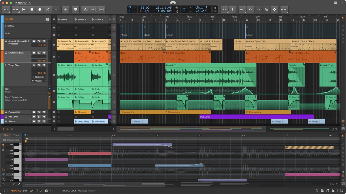 Bitwig Studio 6 Review: Clip Aliases, Project Key Signature, and a ...